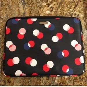 KATE SPADE 13” Laptop Sleeve Polka Dot